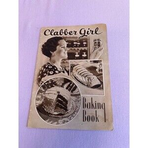 ANTIQUE COOK BOOKLET Clabber Girl Baking Powder early 1900s